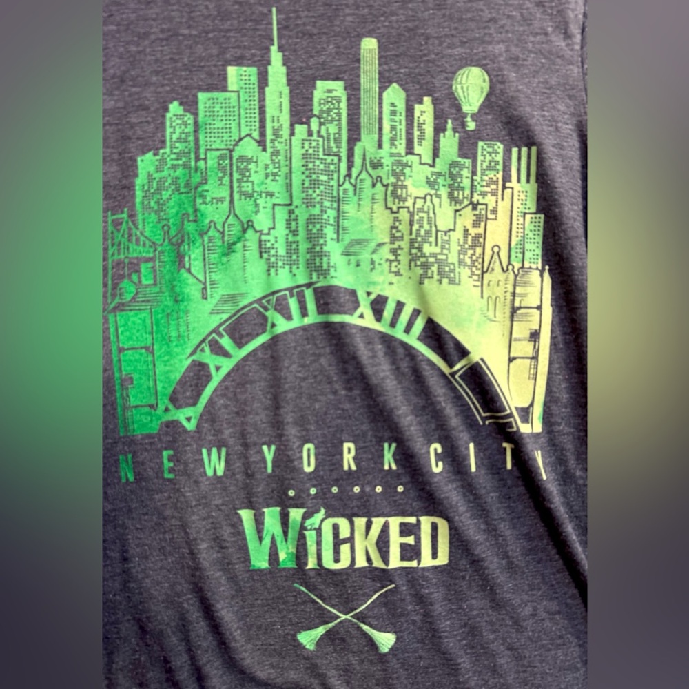 Wicked Green For Good Grey T-Shirt Size S - Picture 5 of 8